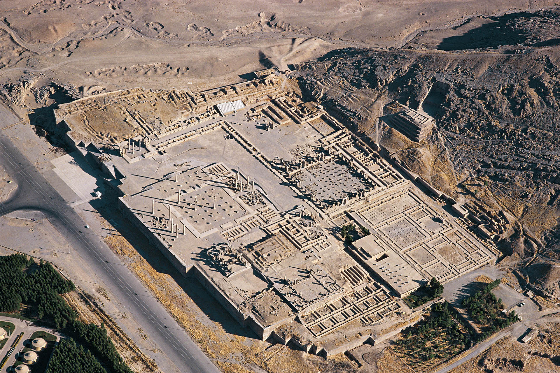 Aerial view of Persepolis