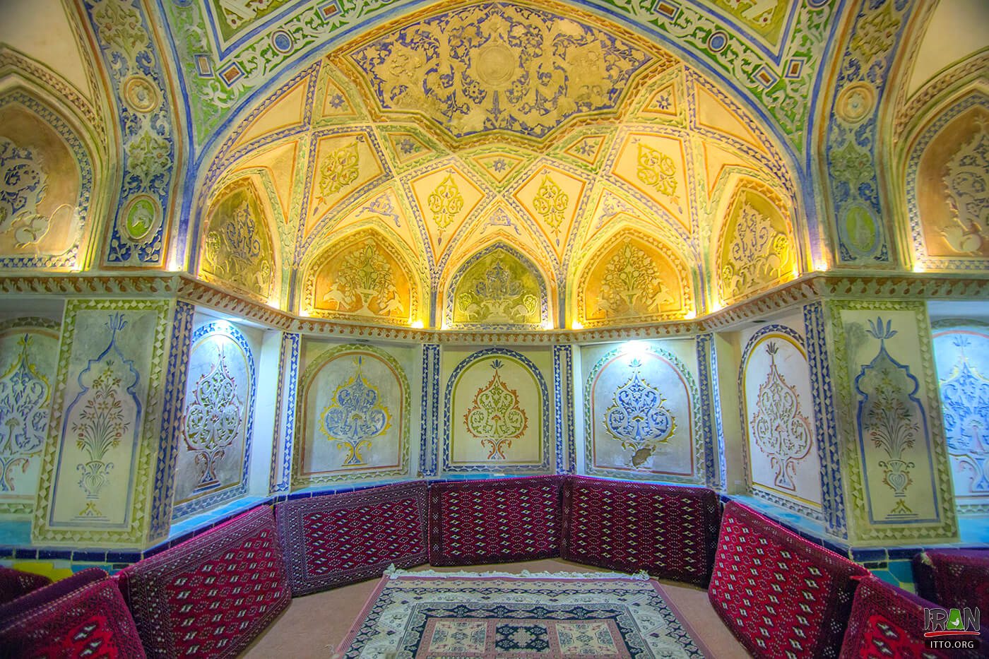 The Magnificent Sultan Amir Ahmad Bathhouse in Kashan, Iran