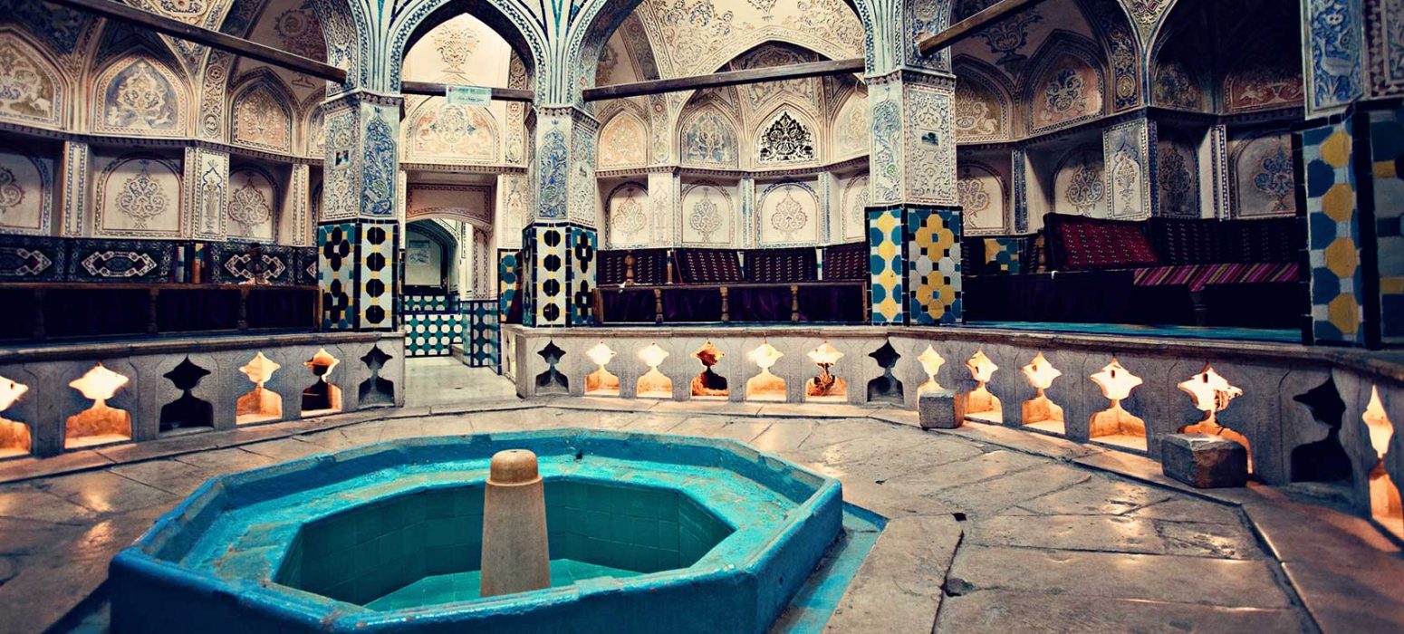 The Magnificent Sultan Amir Ahmad Bathhouse in Kashan, Iran