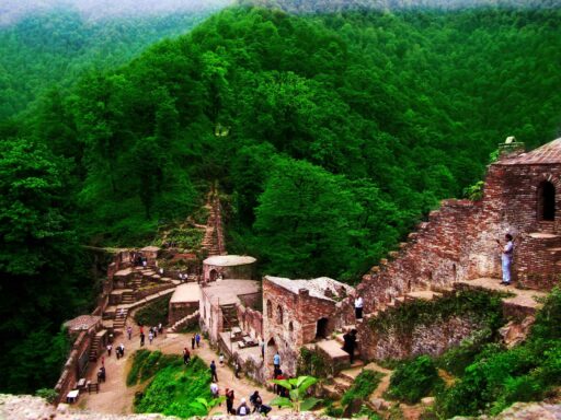 The Mighty Rudkhan Castle Hidden in the Forests of Gilan, Iran