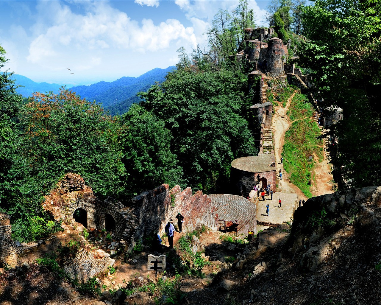 The Mighty Rudkhan Castle Hidden in the Forests of Gilan, Iran