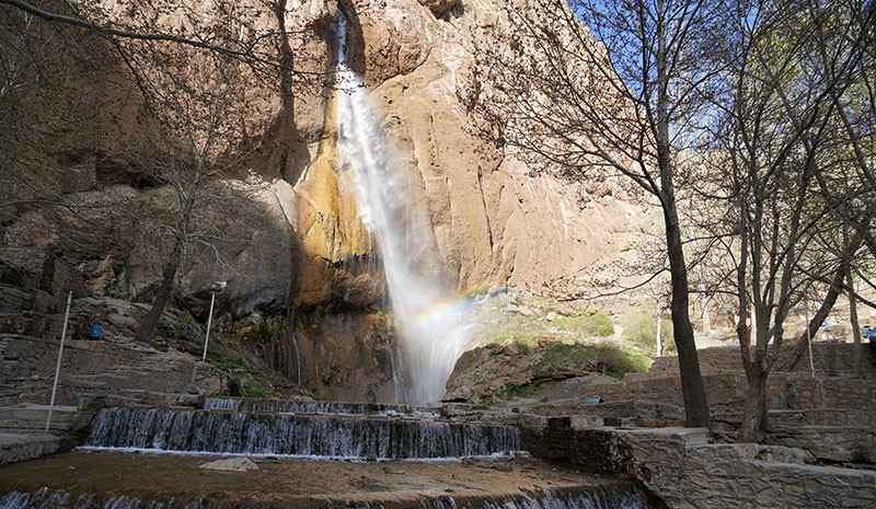 Semirom Waterfall in Iran
